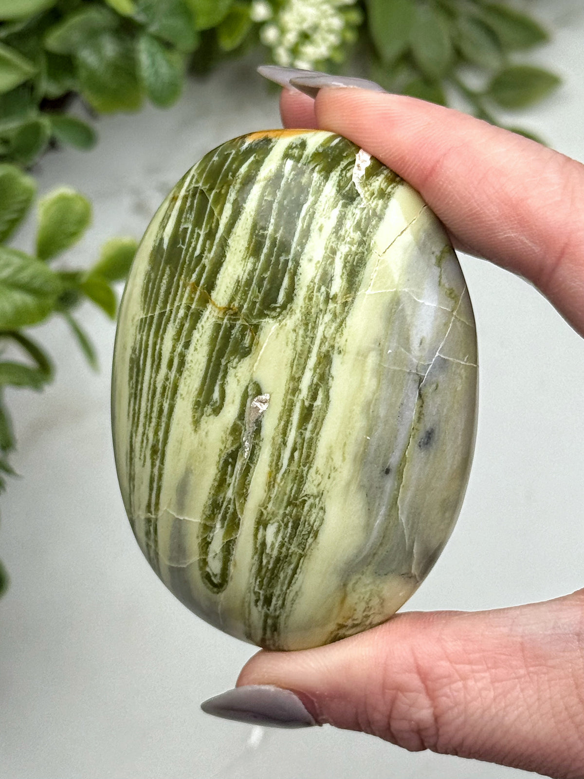 Serpentine Palmstone - #8