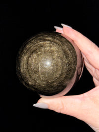 Gold Sheen Obsidian Sphere - #5
