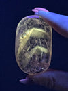 UV Reactive Amethyst Palmstone - #2