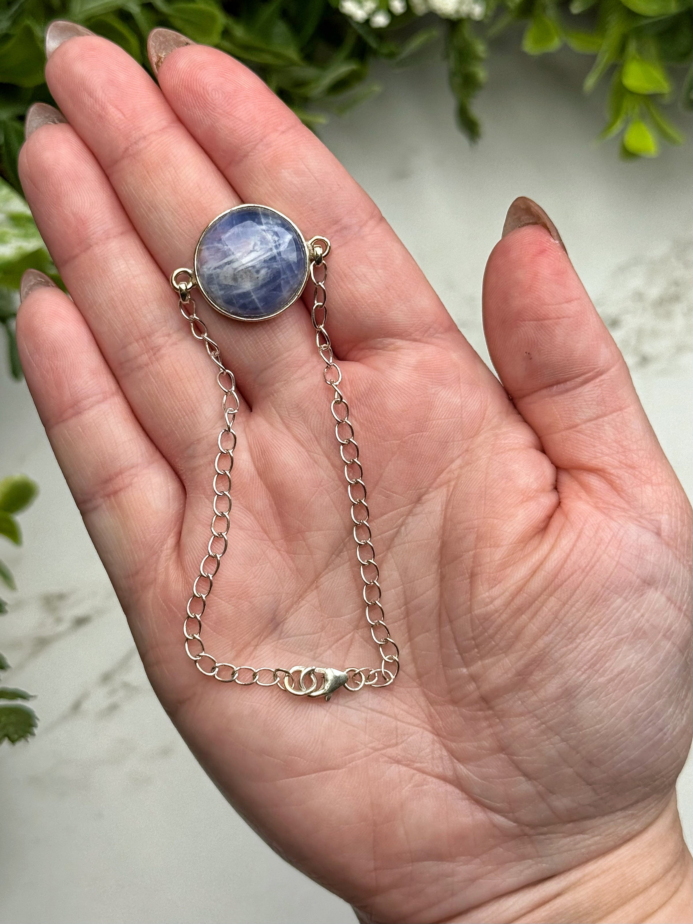 Hackmanite Bracelets - Heart, Throat, Third-Eye & Crown Chakra - No. 70