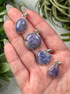 Hackmanite Pendants - Heart, Throat, Third-Eye & Crown Chakra - No. 54