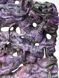 Sugilite Dragon Carving - #1