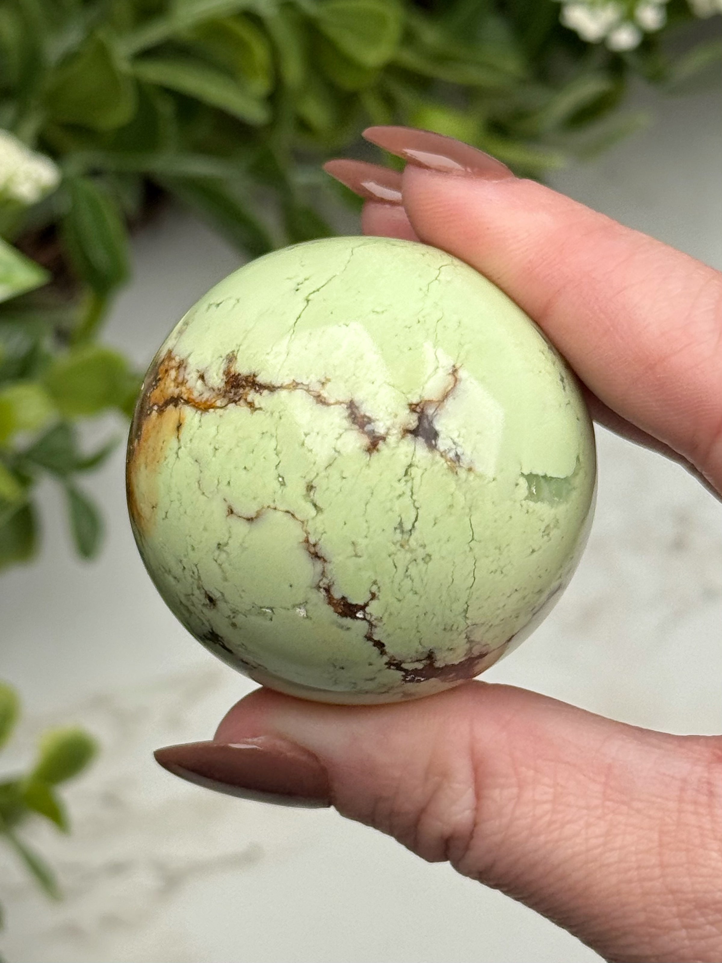 Chrysoprase Sphere - #10