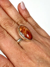 Orange Opal Ring - #1