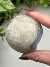 Druzy Blue Lace Agate Sphere - #13