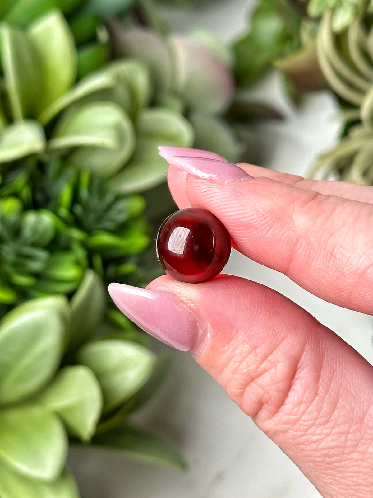 High Quality Hessonite Mini Garnet Sphere - #9