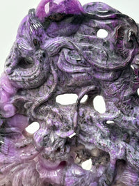 Sugilite Dragon Carving - #1