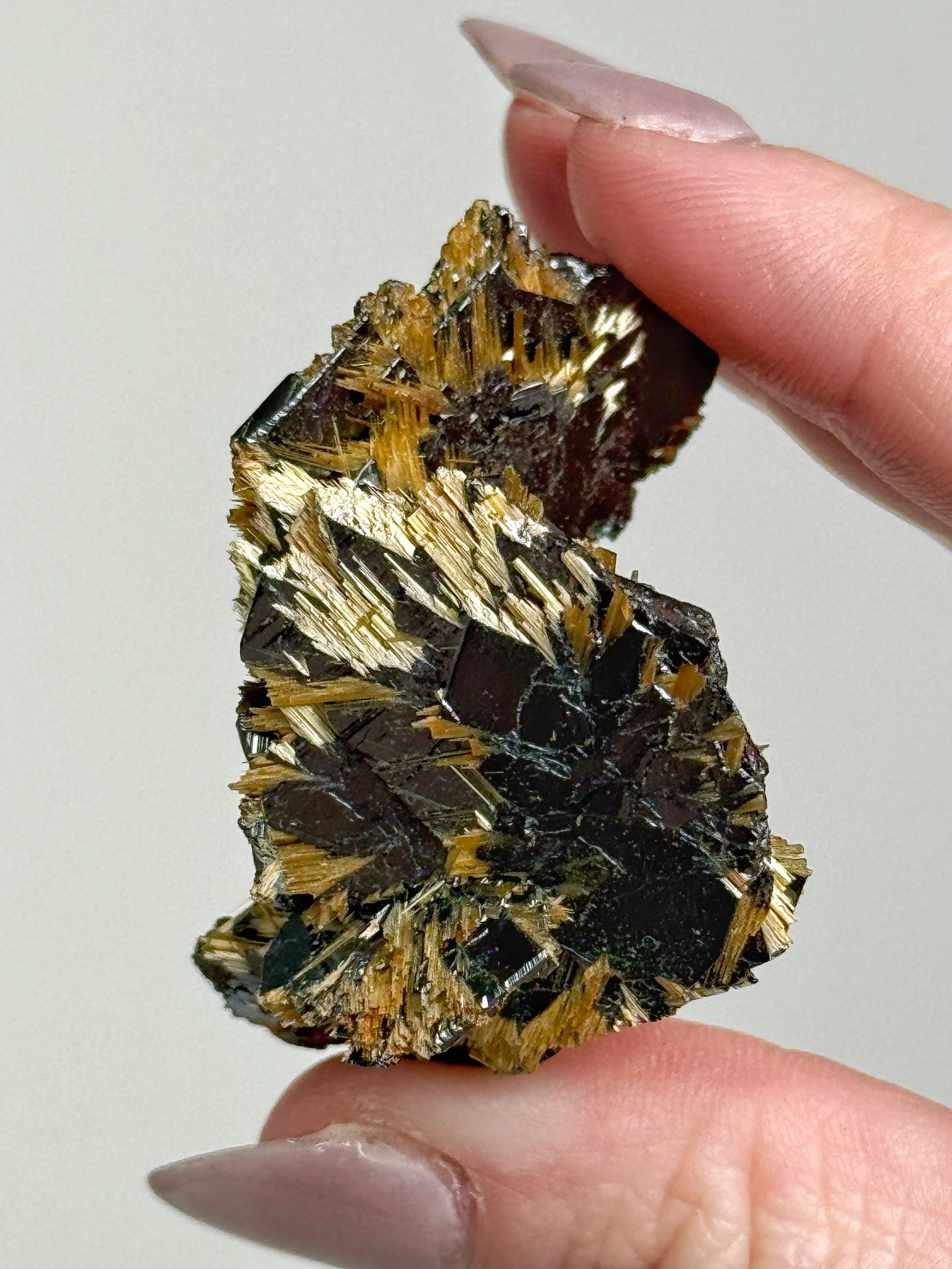 Raw Hematite with Rutile - #2