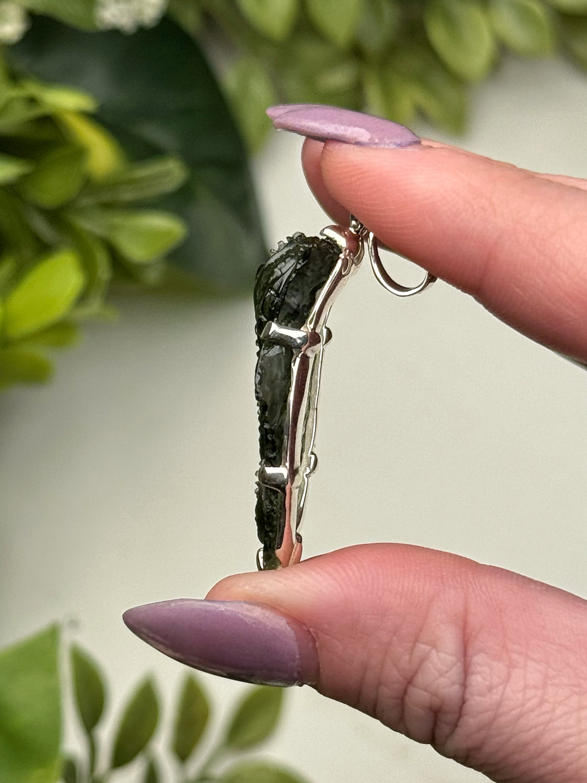 Moldavite Dragon Pendant - #111