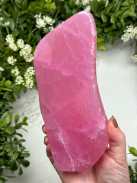 Pink Aragonite Freeform - #8