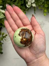Chrysoprase Sphere - #9