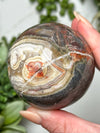 Crazy Lace Agate Sphere - #4