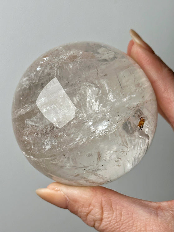 Included Clear Quartz Sphere - #5