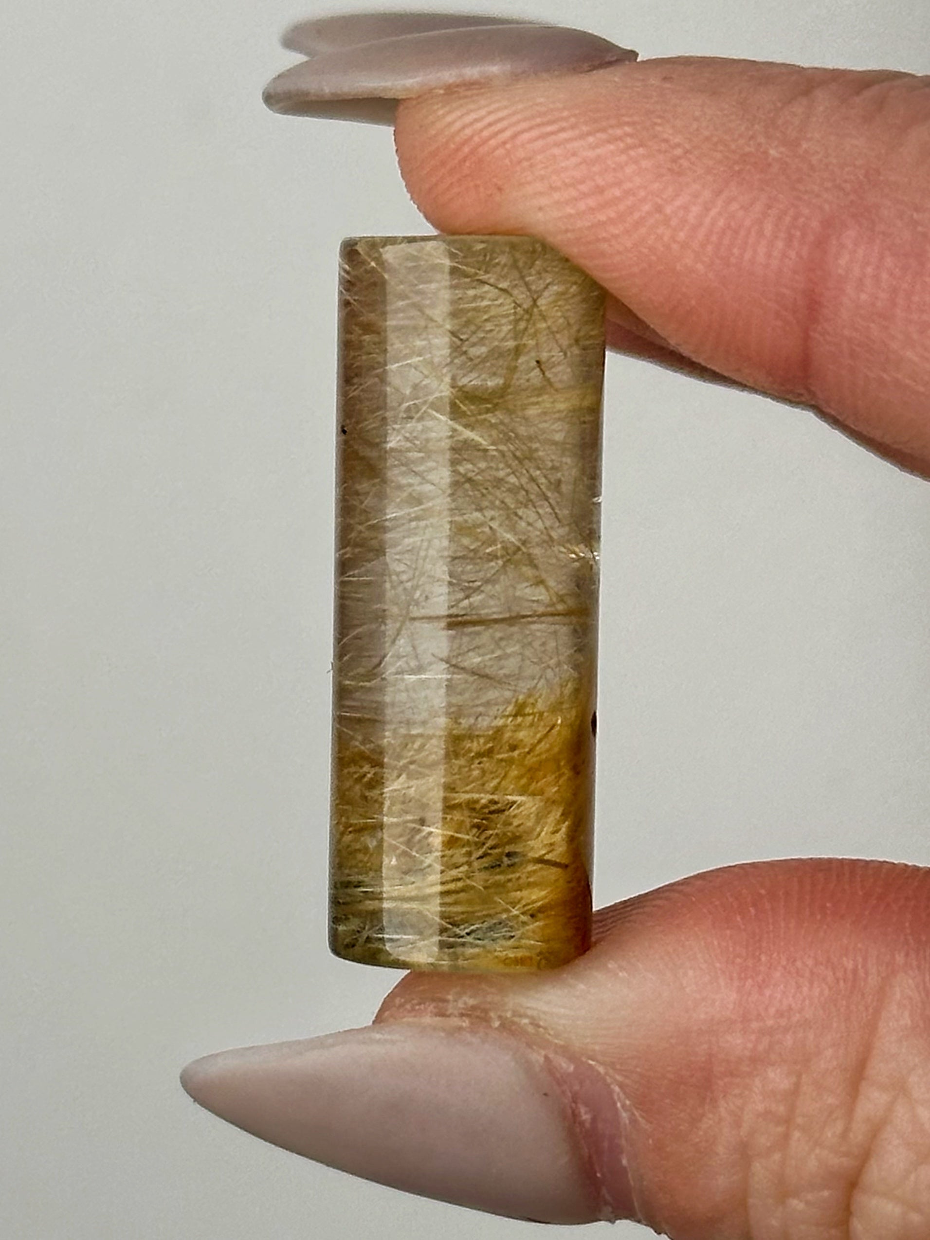 Gold Rutile Cylinder - #6