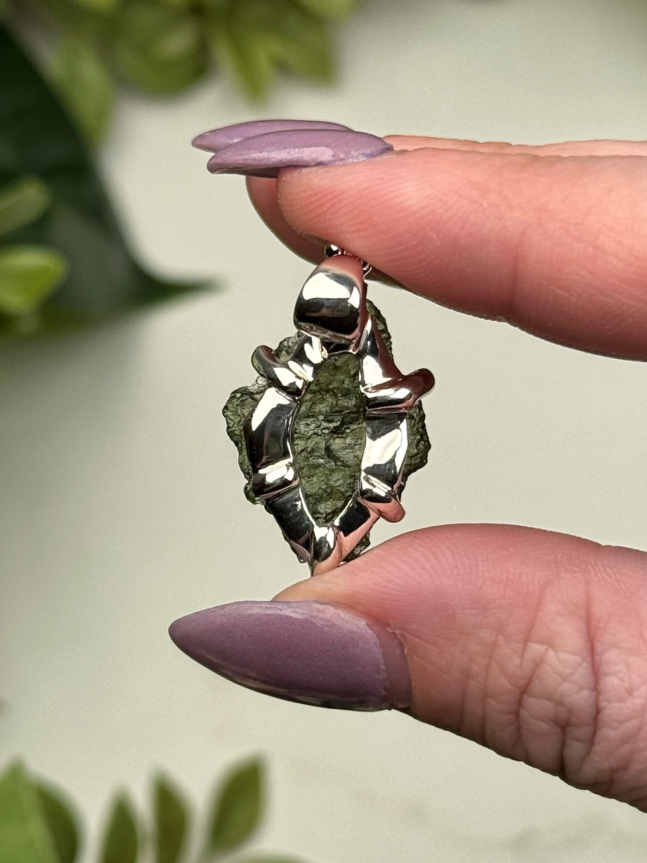 Moldavite Pendant - #18