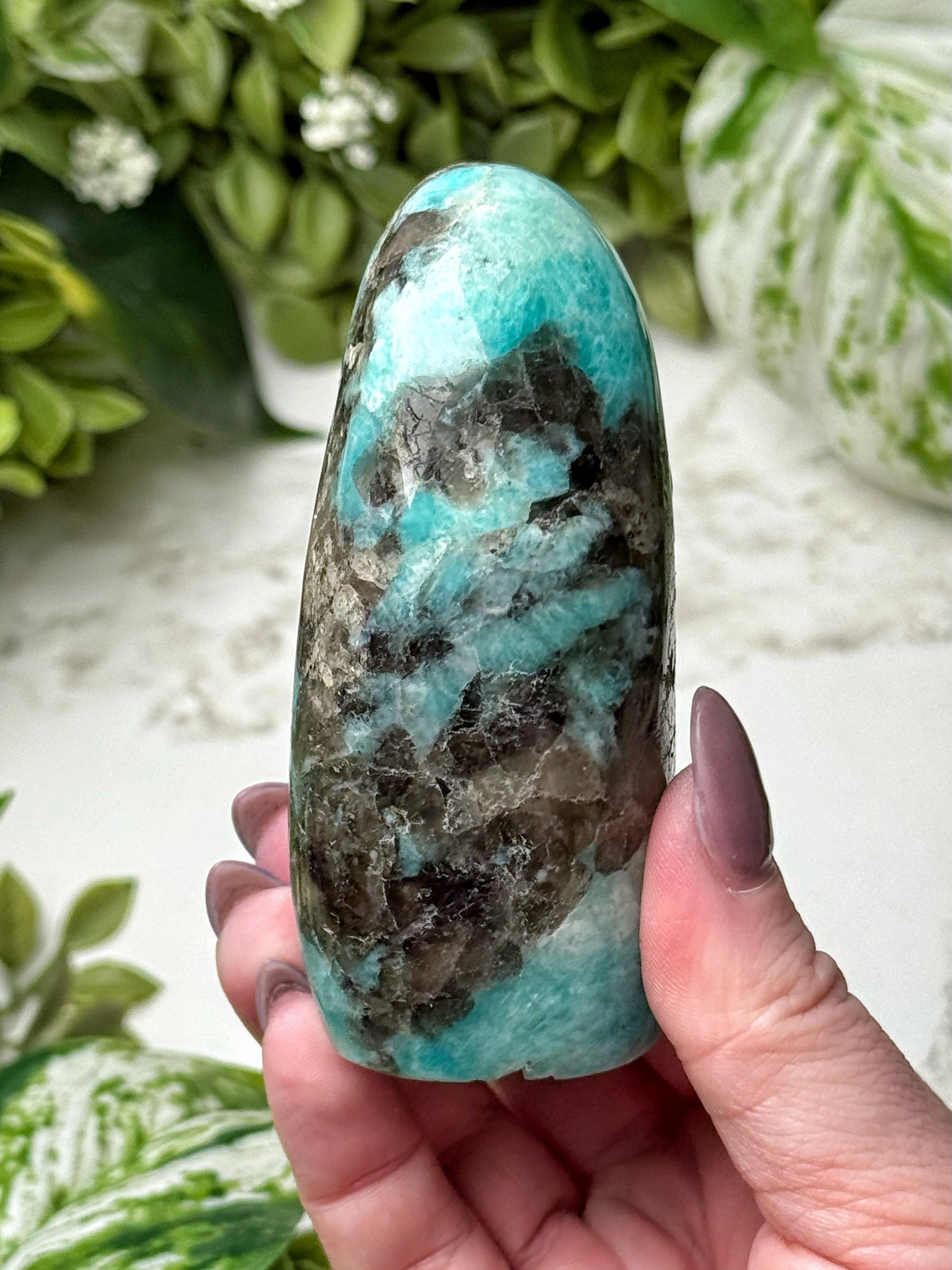 Smoky Amazonite Freeform - #15