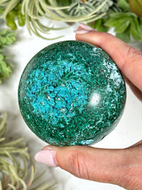 Chrysocolla Malachite Sphere - #1