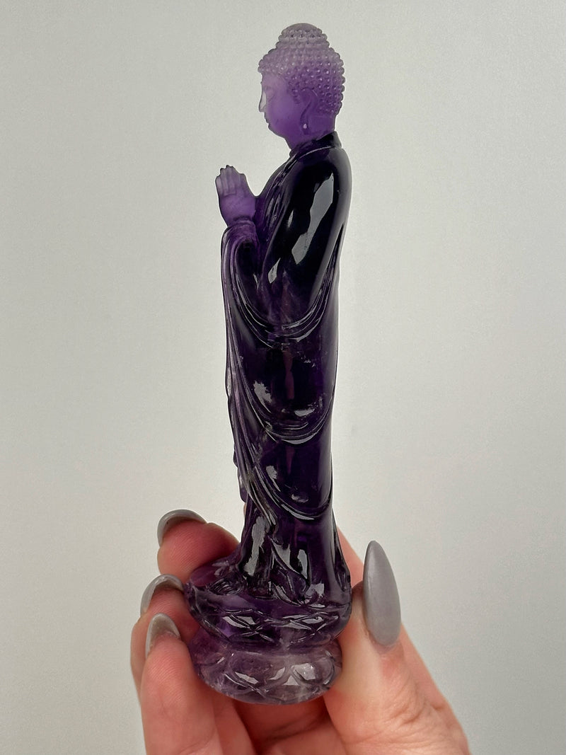High Quality Amethyst Buddha - #1