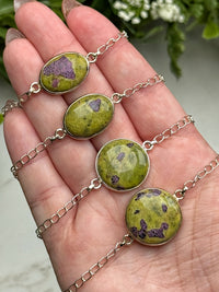 Atlantisite Bracelets - Heart, Third-Eye & Crown Chakras - No. 66
