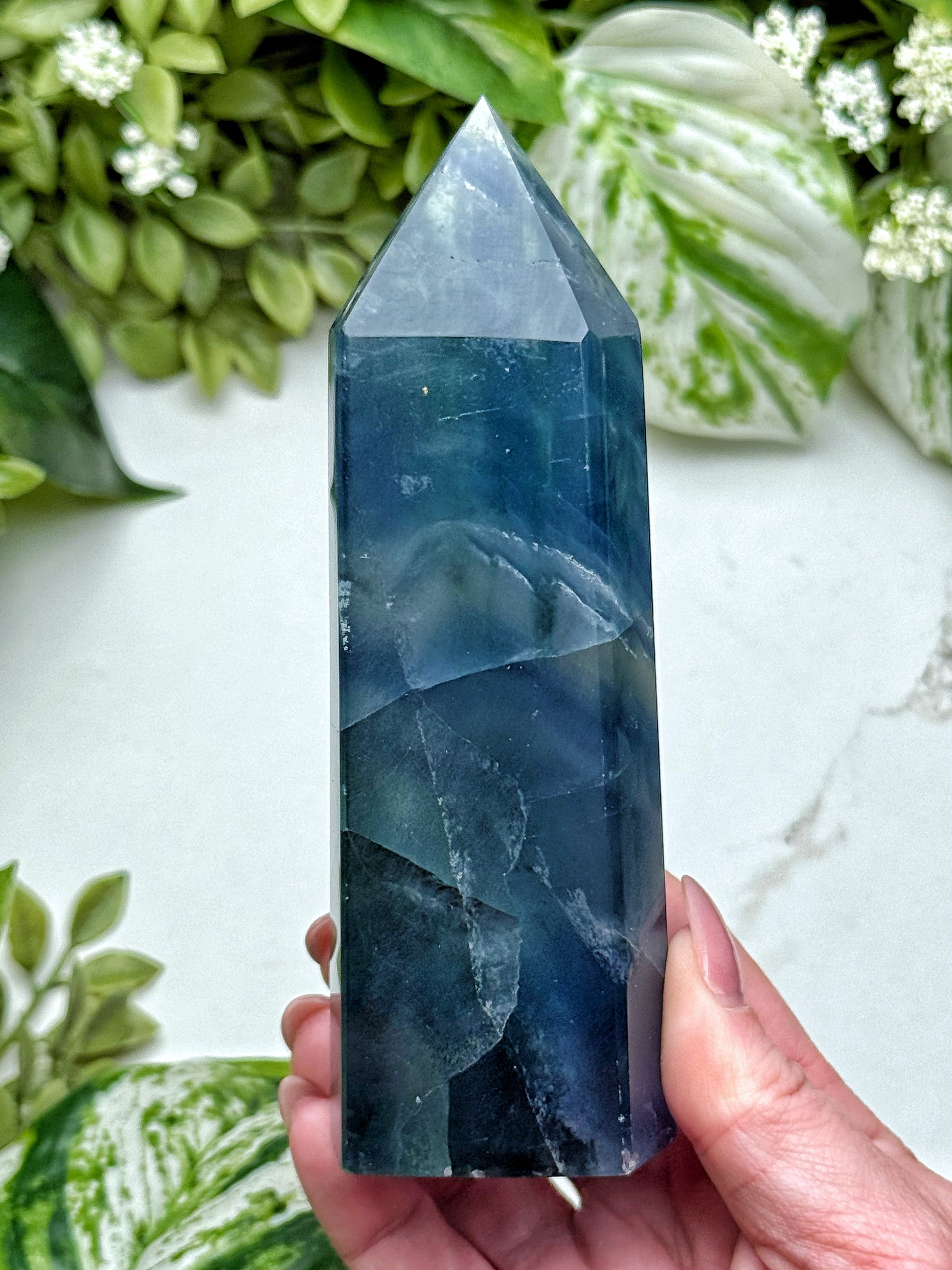 Fluorite Point - #12