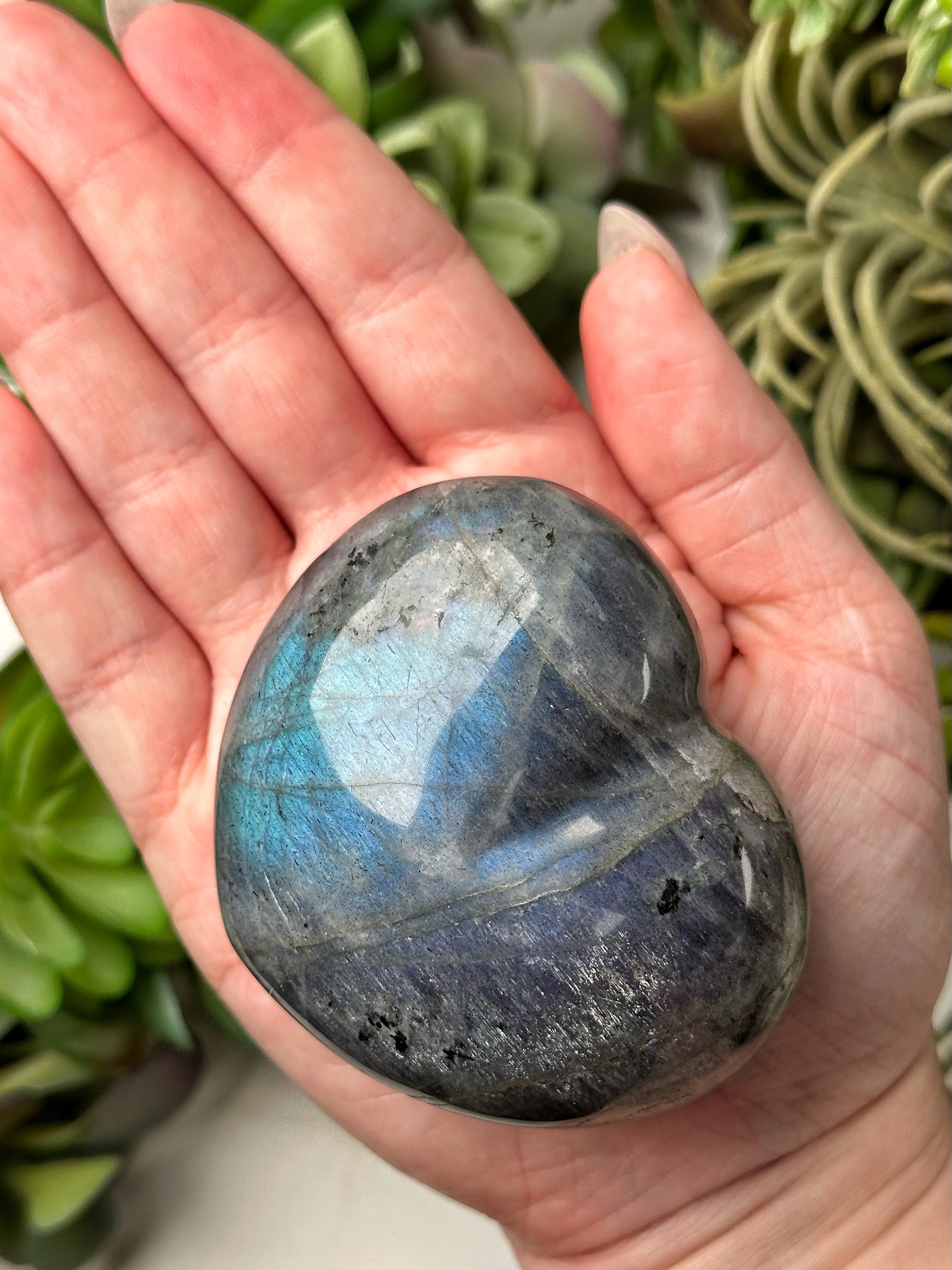 Labradorite Heart - #18