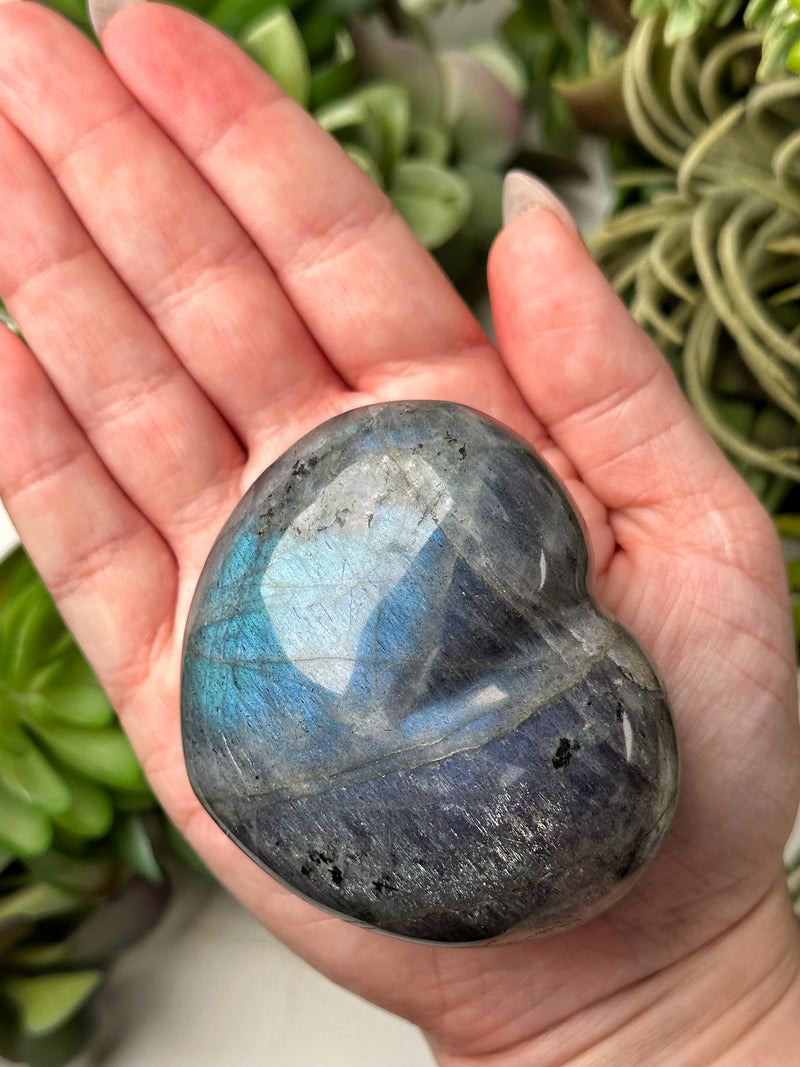 Labradorite Heart - #18