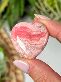 Rhodochrosite Heart - #1