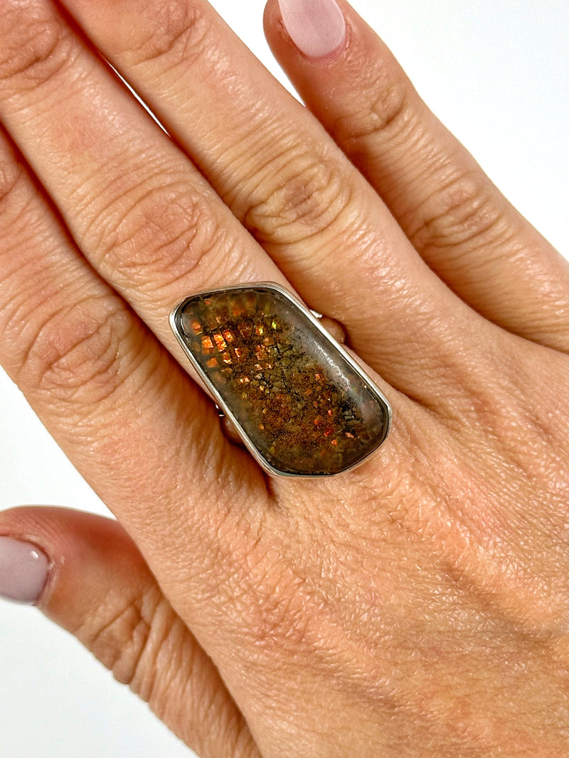 Ammolite Ring - #1