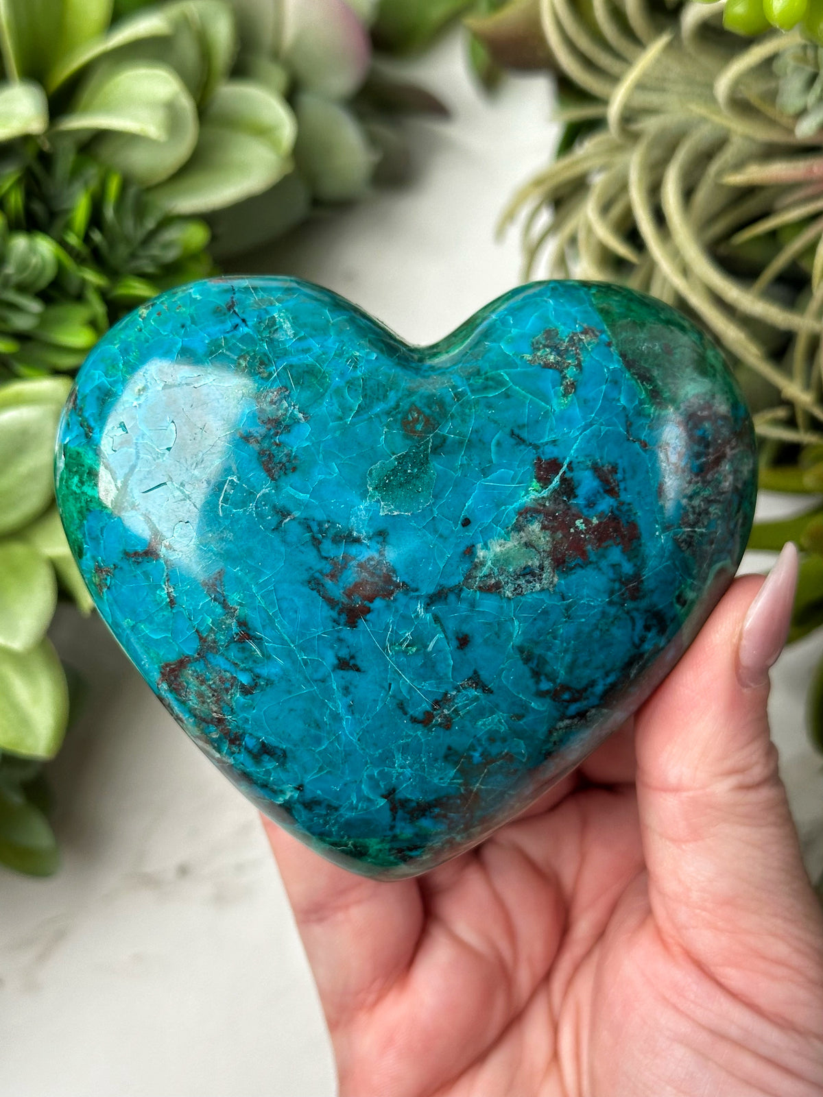 Chrysocolla Heart - #3