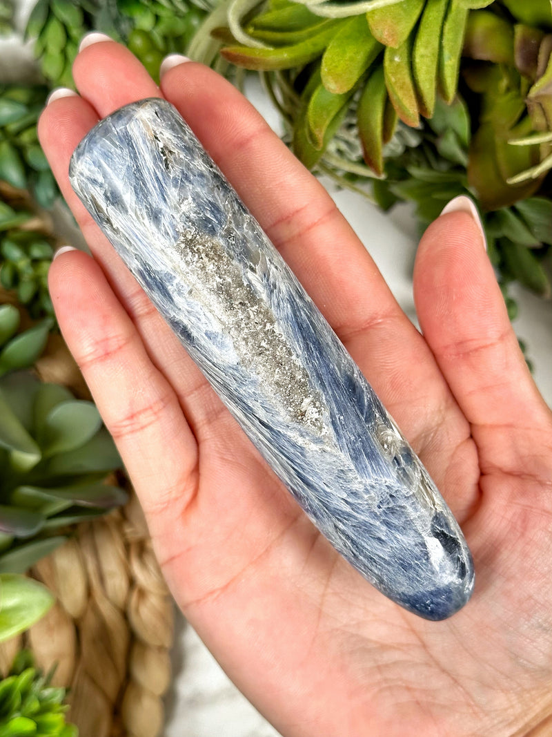 Blue Kyanite Wand - #1