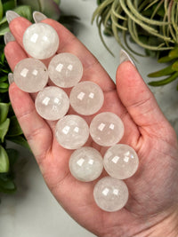 Clear Quartz Mini Spheres - Crown Chakra - No. 35