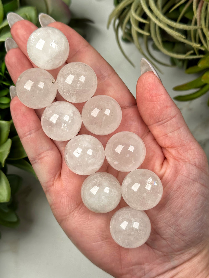 Clear Quartz Mini Spheres - Crown Chakra - No. 35