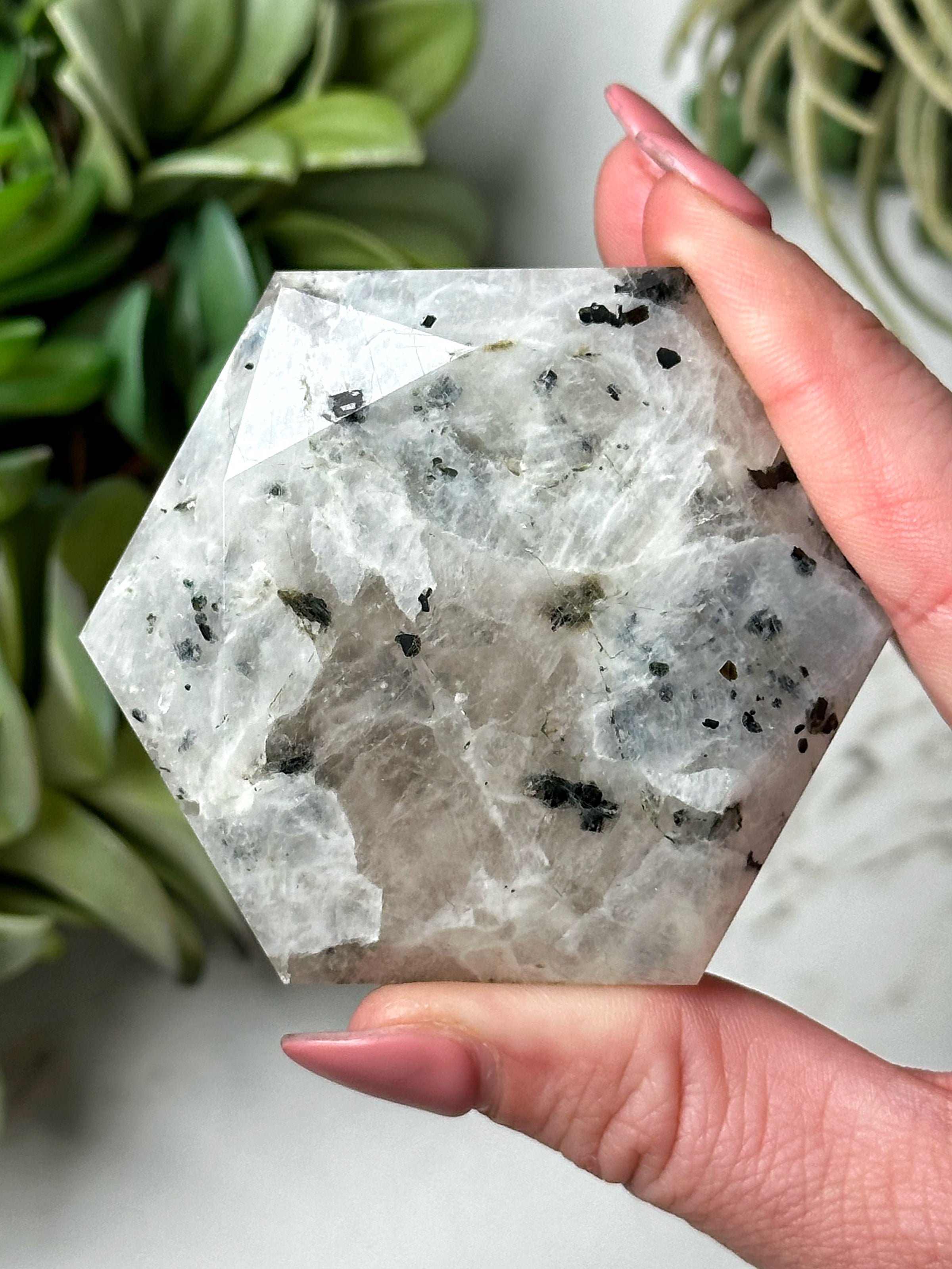 Moonstone Hexagon - #10
