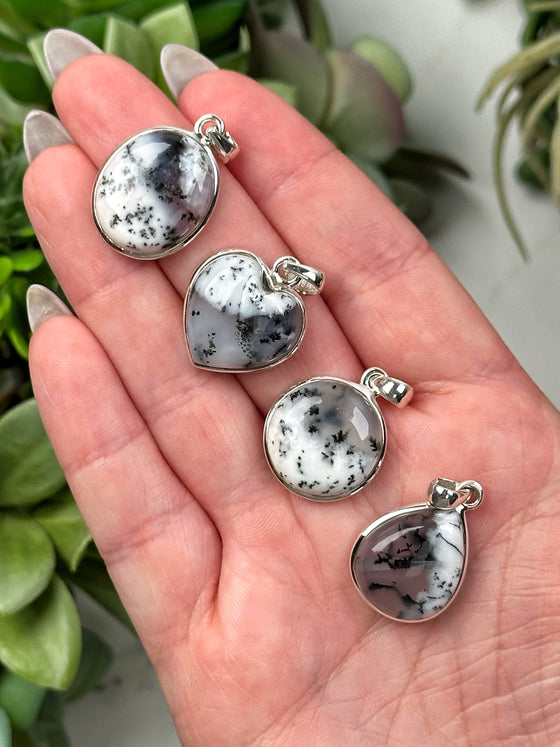 Dendritic Opal Pendants - No. 39