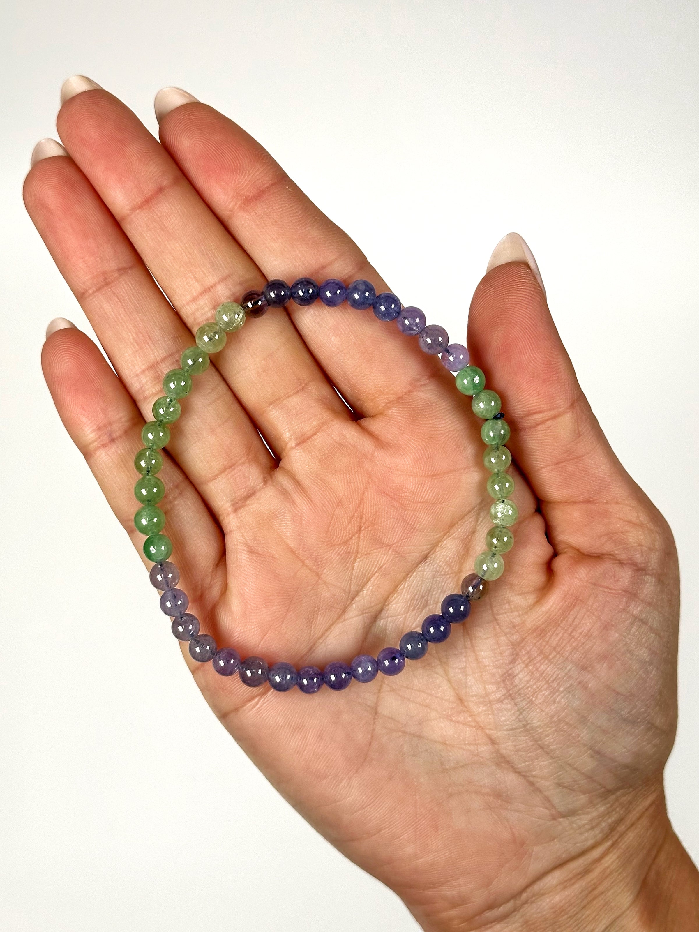 Tanzanite & Green Sapphire Bracelet - #1