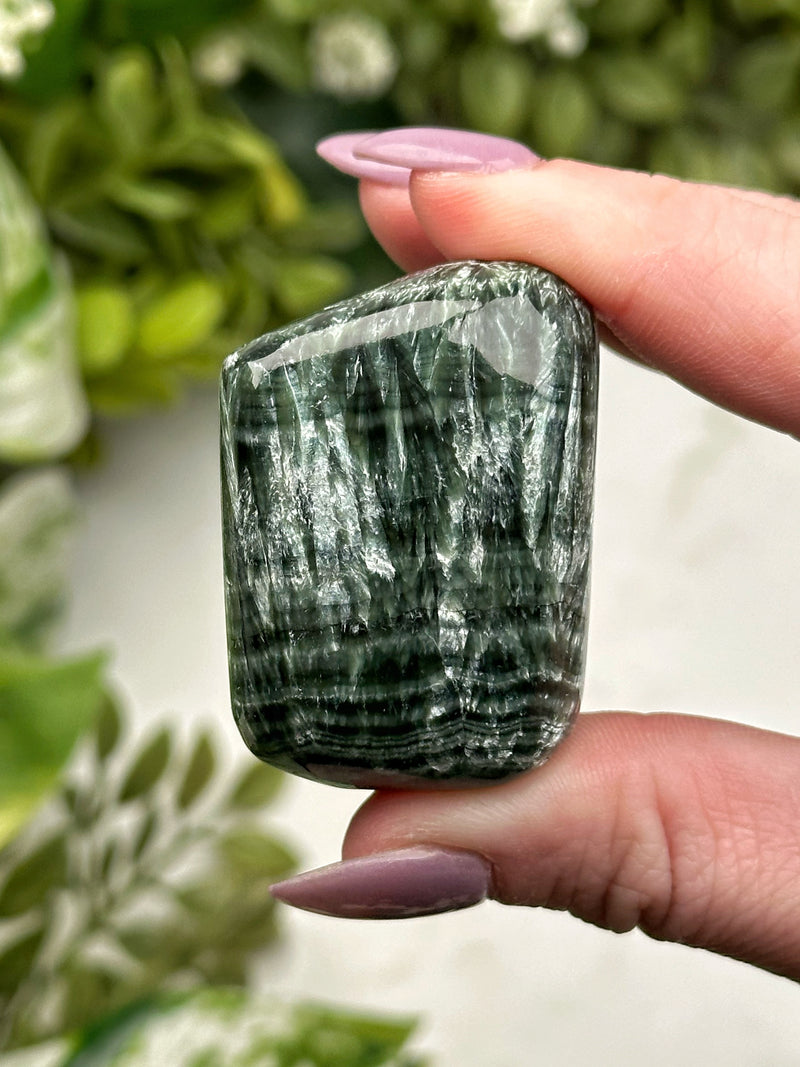 Seraphinite Palmstone - #1
