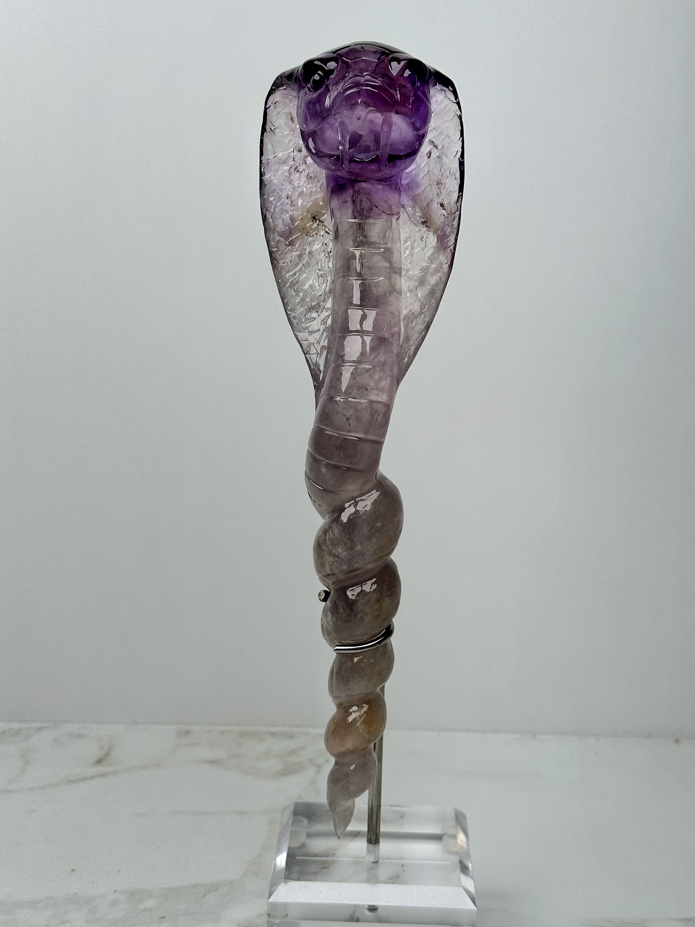 High Quality Amethyst Snake - #1