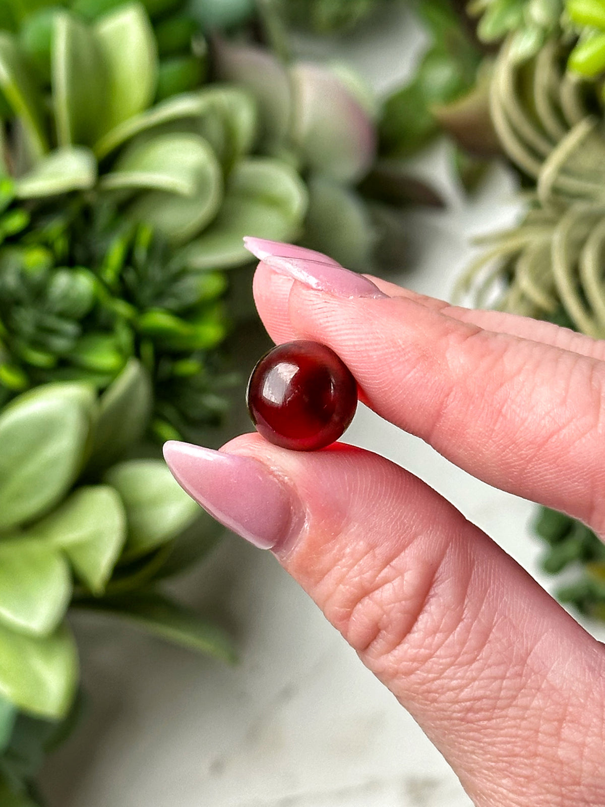 High Quality Hessonite Mini Garnet Sphere - #7