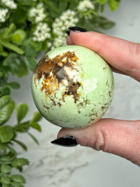Chrysoprase Sphere - #1