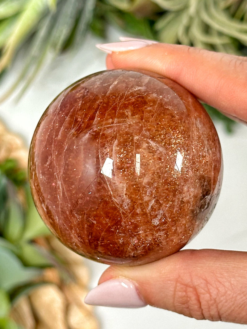 Flashy Sunstone Sphere - #1