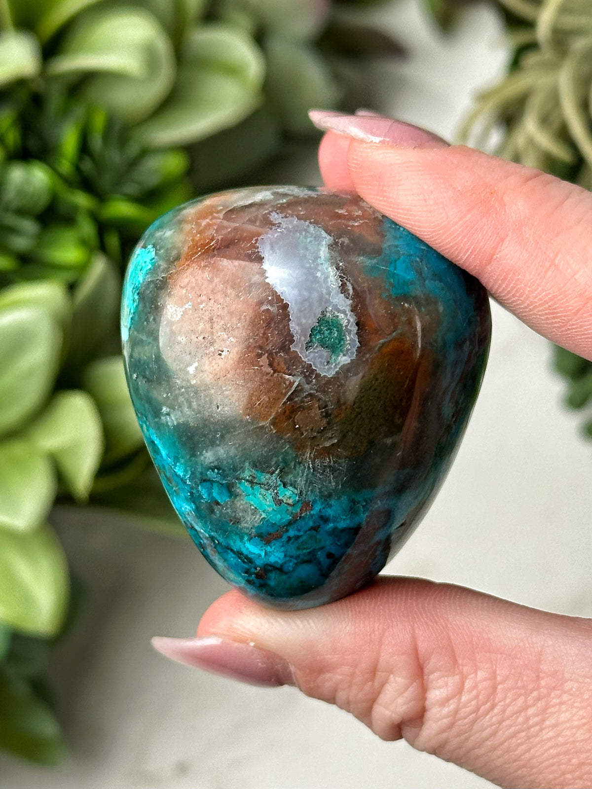Chrysocolla Palmstone - #12