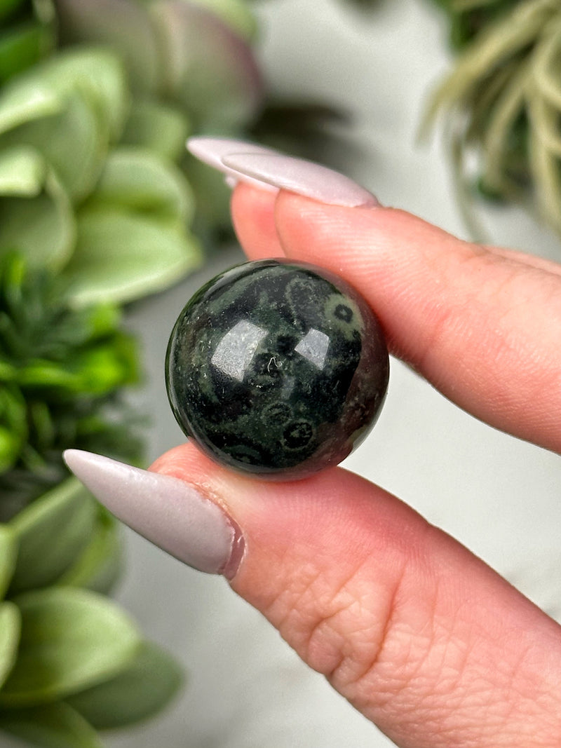 Kambaba Jasper Mini Spheres - Heart Chakra - No. 33