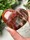 Petrified Wood Heart - #14