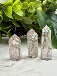 UV Reactive Amethyst Mini Points - Crown & Third-Eye Chakras - No. 65