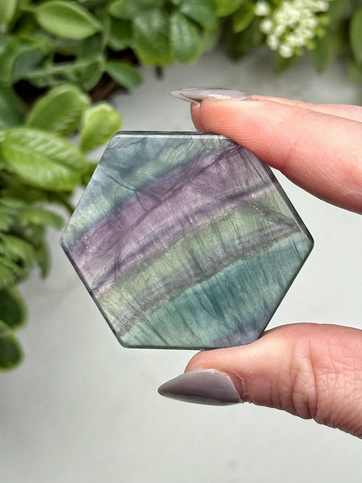 Fluorite Hexagon - #14