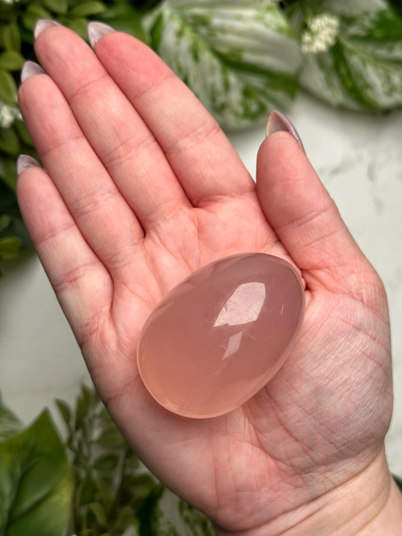 Star Rose Quartz Egg - #3