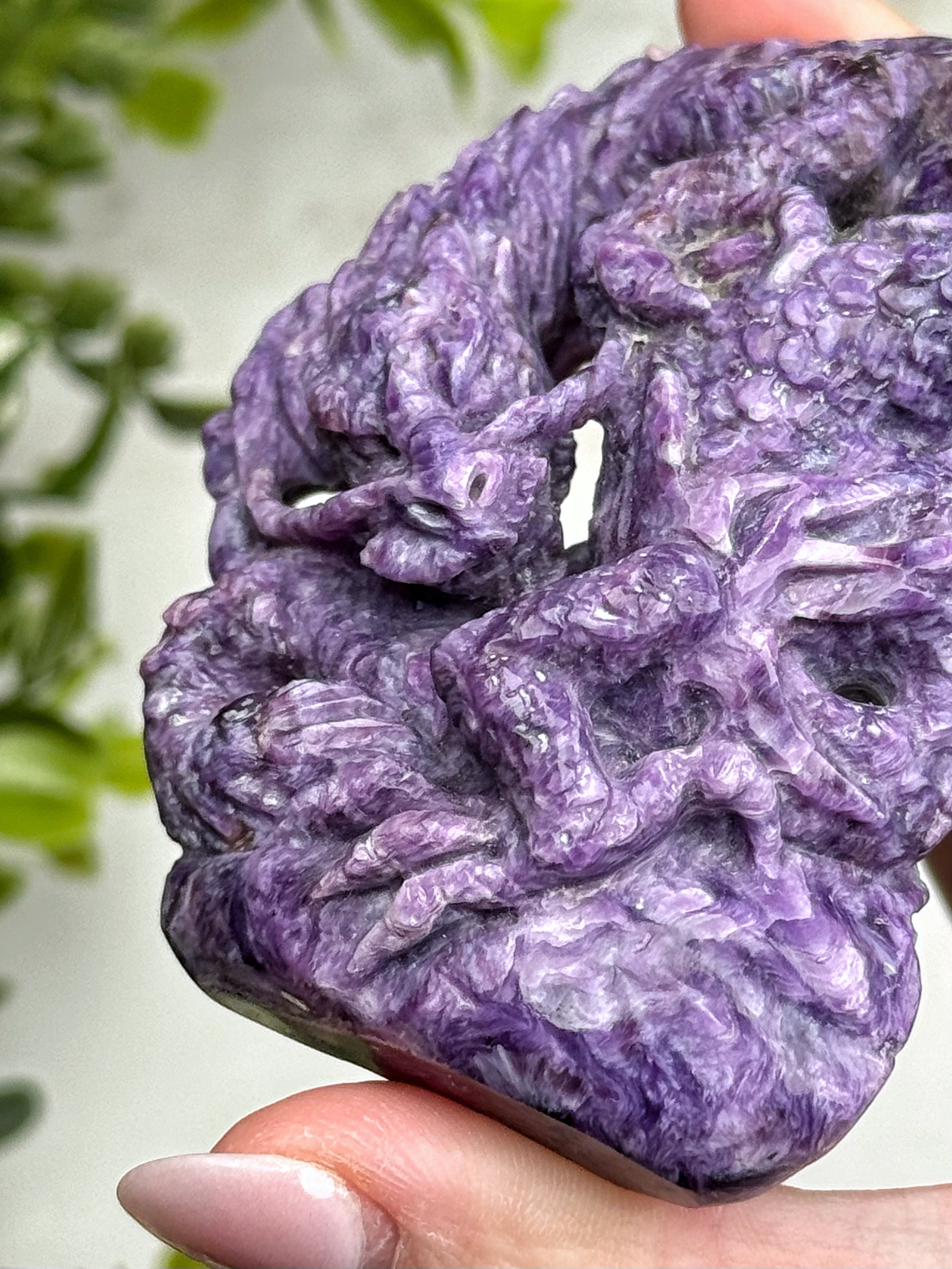 Charoite Dragon - #1