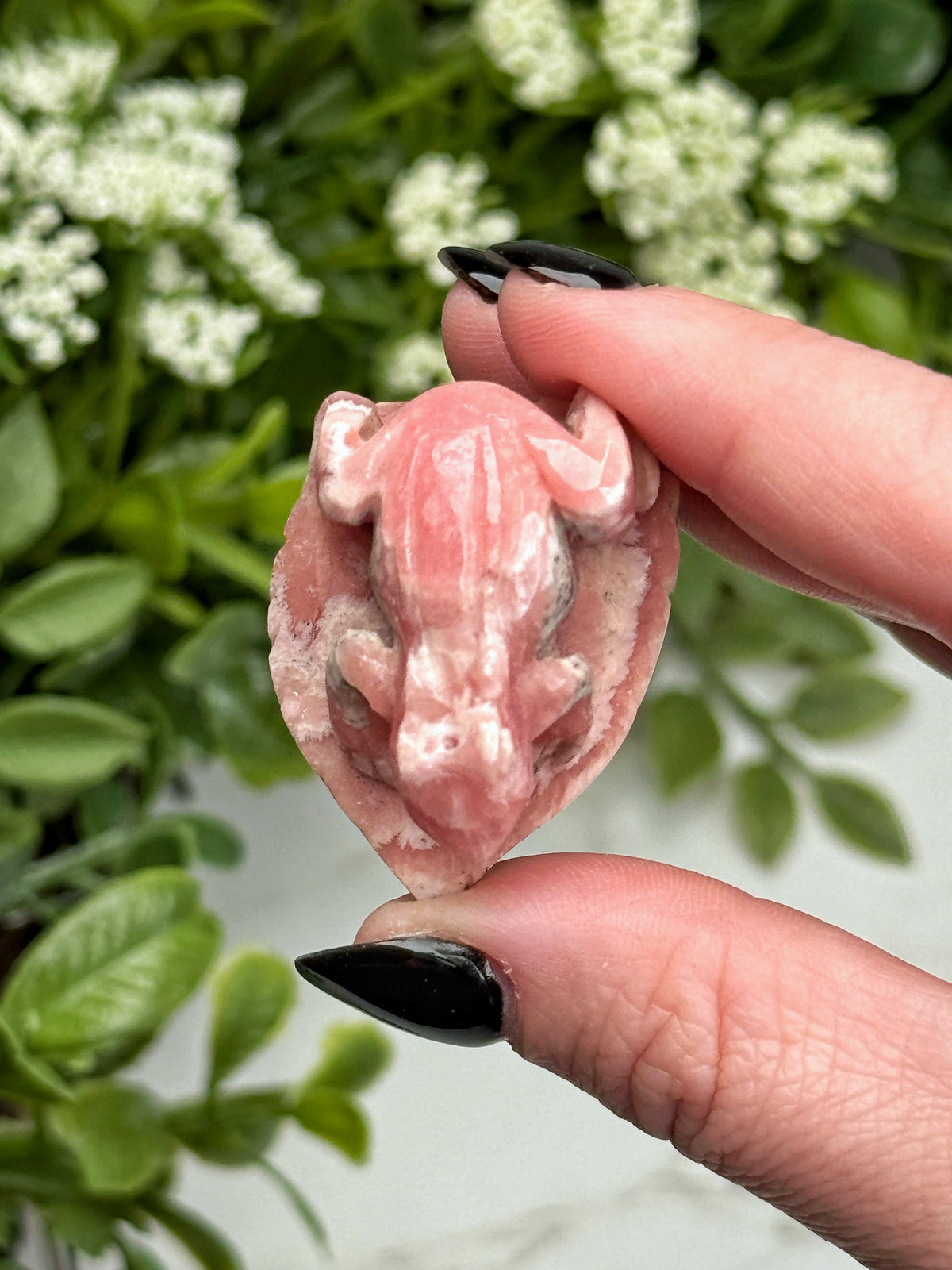 Rhodochrosite Frog - #4