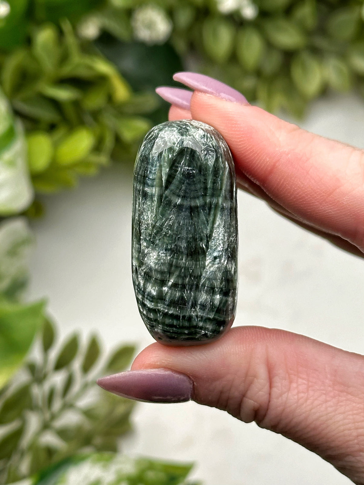 Seraphinite Palmstone - #1