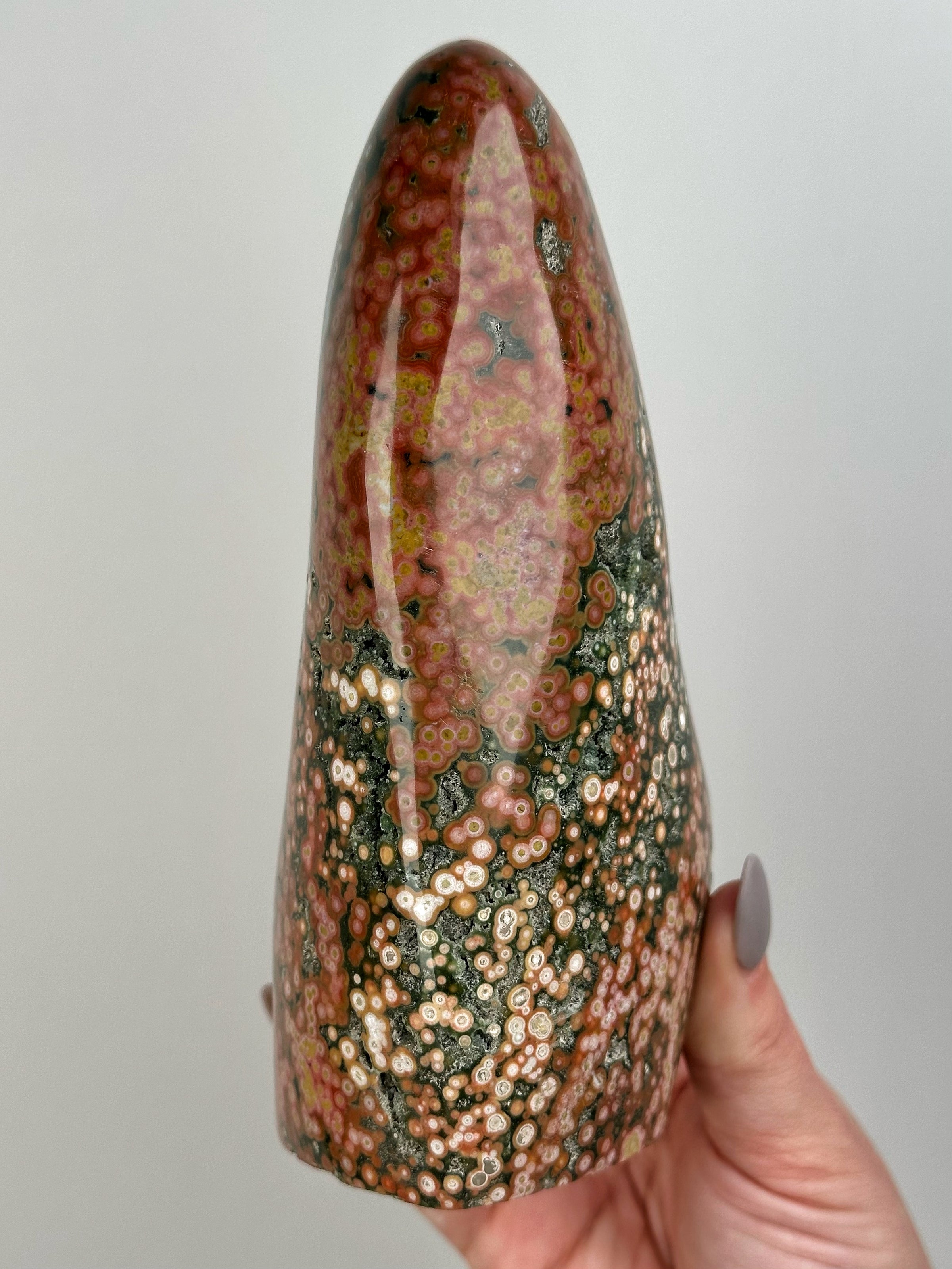 Druzy Ocean Jasper Freeform - #1